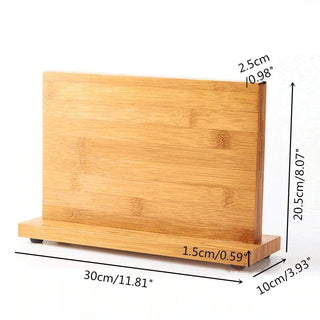 Kotai Magnetic Wooden Knife Holder Stand